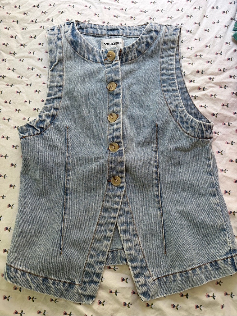 Women’s denim vest